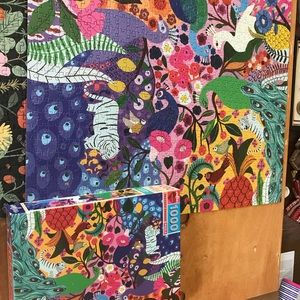 Eeboo Peacock Garden 1000 piece puzzle